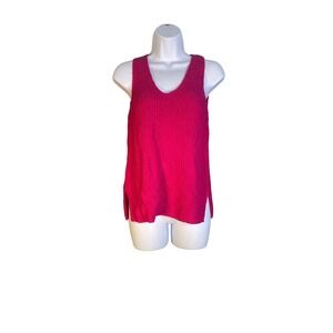 A New Day Womens Knit Tank Top Sleeveless Scoop Neck Pink Size XS